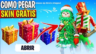 FORTNITE  COMO RESGATAR TODAS AS RECOMPENSAS e DUAS SKINS GRÁTIS DE PRESENTE  NATAL 2024 [upl. by Gamin745]