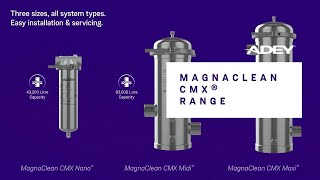 ADEY Commercial  MagnaClean CMX Filtration Range [upl. by Hadeehsar]