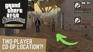 GTA San Andreas Definitive Edition  TwoPlayer COOP Marker Location [upl. by Ayet]