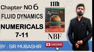 Numaricls problems Chapter 6 Fluid Mechanicsclass 1st year NBF Chap 6 class 11  mubashirniaz [upl. by Atahs]