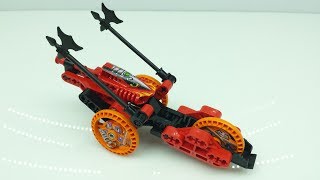 Lets Brick RoboRiders  8510  Lava [upl. by Aiasi]