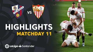 Highlights SD Huesca vs Sevilla FC 01 [upl. by Luanne]