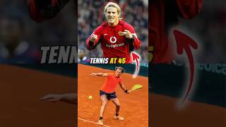 Diego Forlan Tennis Career  Man Utd Player sports shorts football  tennis 2024 [upl. by Denman]