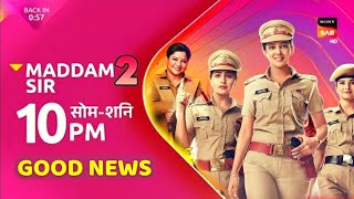 Madam sir season 2 Episode 1 promo releasing date and story Releasing date full information [upl. by Nageet139]