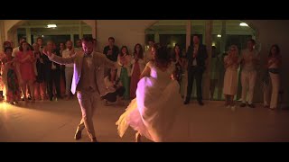 Zorbas Dance SIRTAKI Greek Wedding Surprise [upl. by Fransis]