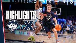 HIGHLIGHTS  UConn Mens Basketball at Xavier [upl. by Ahseel]