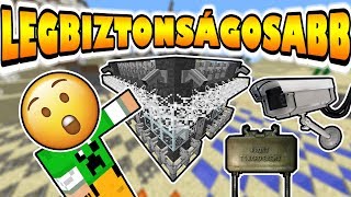 🏠 A LEGBIZTONSÁGOSABB HÁZ MINECRAFTBAN 🏠 Security Craft Mod Magyar Bemutató [upl. by Nairoc]