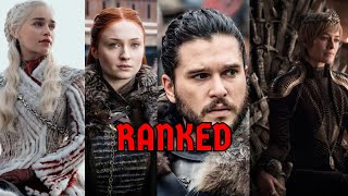 Ranking Every Game of Thrones Season Finale from WORST to BEST [upl. by Gnivre86]