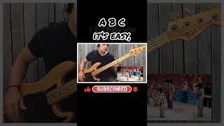 ABC – Jackson 5  FRANKS BASS COVERS shorts [upl. by Odine991]