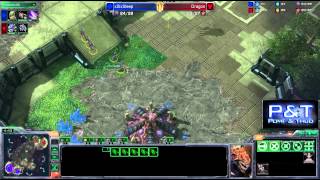 HD456 Dragon vs Sleep  TvZ  Starcraft 2 Replay FR [upl. by Alra677]