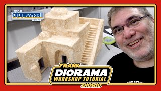 How to Build a Star Wars Tatooine Diorama Large House Tutorial [upl. by Aeslahc]