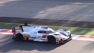 330kmh 2015 Audi R18 ETron Quattro LMP1 Le Mans Kit  Monza Circuit [upl. by Kalasky]