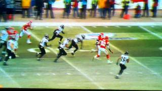 Jamaal Charles 41 yard Touchdown run vs Ravens Wild Card Playoffs [upl. by Annabela]