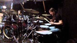 Hannes Grossmann Obscura and Sebastian Lanser Panzerballet  Drum illuminati Jam [upl. by Jary472]