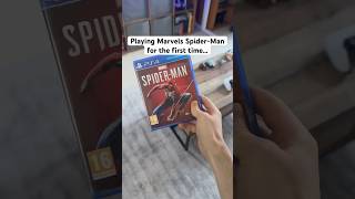 People playing SpiderMan for the FIRST time marvelspiderman reaction [upl. by Torruella]