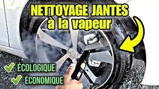 COMMENT nettoyer ses jantes à la VAPEUR [upl. by Albie]