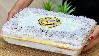 TIRAMISÙ COCCO E LIMONE 🍋Facile e Veloce🥥 TIRAMISÙ COCONUT AND LEMON [upl. by Lagas420]