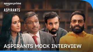 Aspirants and PleaseSitDown mock interview with AnubhavSinghBassi  Prime Video India [upl. by Nnailuj]