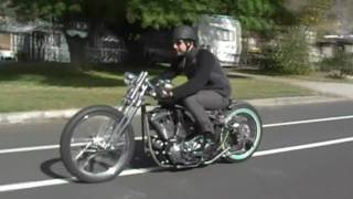 quotThe Whipquot Harley sportster bobber with jockey shift build by Alp Sungurtekin [upl. by Taddeusz]