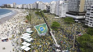 Nel giorno dellindipendenza Bolsonaro scatena la piazza [upl. by Brett]