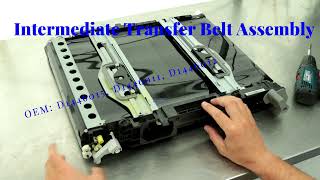 Transfer Belt RICOH MPC 3502 3002 4502 5502 replacement [upl. by Gae381]