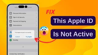 How to Fix Apple ID Not Active Error on iPhone  Apple ID is Not Active Fixed 2024  Tech Bunny [upl. by Otnicaj548]