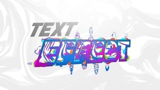 Photoshop Text Effect Abstract FillIn [upl. by Namara890]