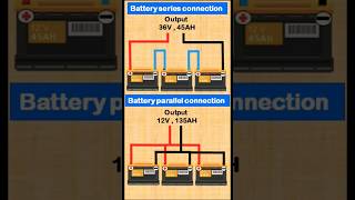 Battery in series and paralley connection shorts battery vrselectricalbrothers trending [upl. by Meluhs]