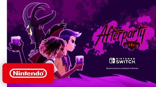 Afterparty  Launch Trailer  Nintendo Switch [upl. by Leasia]