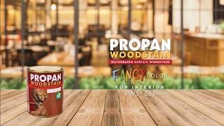 Cara Aplikasi PROPAN WOODSTAIN PWS631 Fancy Color [upl. by Aleunam235]