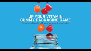 Complete Vitamin Gummy Packaging System  SpeeDee Packaging Machinery [upl. by Htrap]