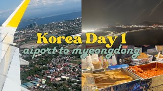 First Day in Korea Mactan to Incheon Airport  AREX  Myeongdong  Ultimate Korea Travel Vlog [upl. by Netsirhk]