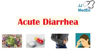 Acute Diarrhea  Approach to Causes Enterotoxic vs Invasive Watery vs Bloody Diarrhea [upl. by Jermain]