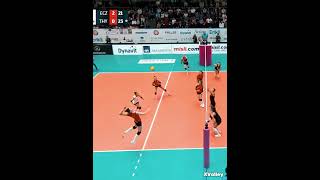 Insane Point From Naz Akyol volleyball [upl. by Anitsahs]