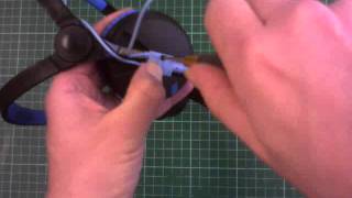 How to replace the cable on a pair of Sennheiser HD25 headphones [upl. by Macri567]