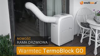 Jak zamontować klimatyzator przenośny  Rama okienna Warmtec TermoBlock GO [upl. by Cedell]