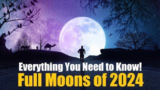 Full Moon 2024  Full Moon Calendar 2024  Astronomy Events 2024  its7EVEN [upl. by Sivla]