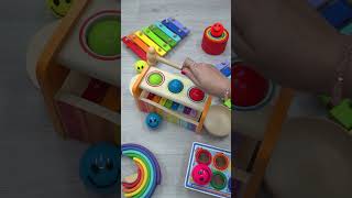 🌈 Xylophone🔨Balls 🌈 Hammer xylophone dominogirl satisfying [upl. by Redneval]