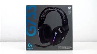 Logitech G733 GamingHeadset Review  Testaufnahme [upl. by Millwater]