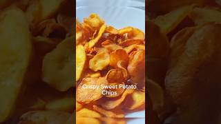 ක්‍රිස්පි බතල චිපස් Sweet Potato Chips Deep fried chips Instant Recipe  Helthy Home Made Chips😋 [upl. by Arahk]