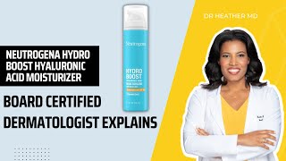 Neutrogena Hydro Boost Hyaluronic Acid Moisturizer With Sunscreen SPF 50 [upl. by Clyve]