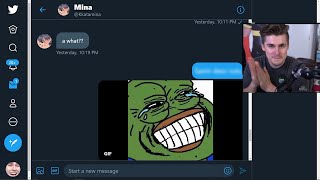 Ludwig leaks his DMs with OfflineTV [upl. by Aidua882]