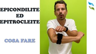 EPICONDILITE EPITROCLEITE Cosa fare esercizi e tutori [upl. by Uzzi]