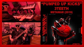 3TEETH  PUMPED UP KICKS  guitar bass synth Multicam cover  3teeth pumpedupkicks metalmusic [upl. by Yaner271]