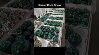 Rock Show Denver wwwellisnelsoncom rockhounders rockshow minerals healingstones crystals [upl. by Kev]