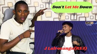 African Reacts To J Lalrosanga Rsa Dont let me down NOT WHAT I EXCEPTED [upl. by Juan]