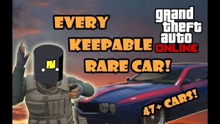 GTA Every Keepable Rare Spawn Car [upl. by Acsecnarf348]