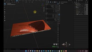 Creating CNC Wooden ornamented column P2  Blender [upl. by Elwina]