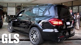 2017 Mercedes GLS Brabus sound in Monaco [upl. by Ahsauqal22]