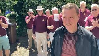 Plaque unveiling ceremony for Matt Monro 14 Ruxley Lane West Ewell Sy Sound issues until speeches [upl. by Niloc847]